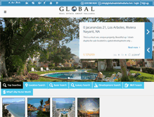 Tablet Screenshot of globalrealestatevallarta.com